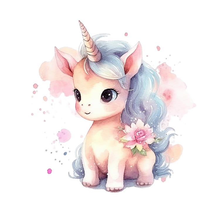 Bügelbilder Einhorn