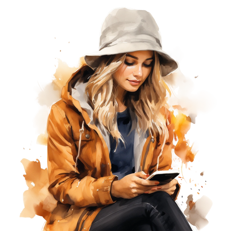 Bügelbilder Fashion Girl