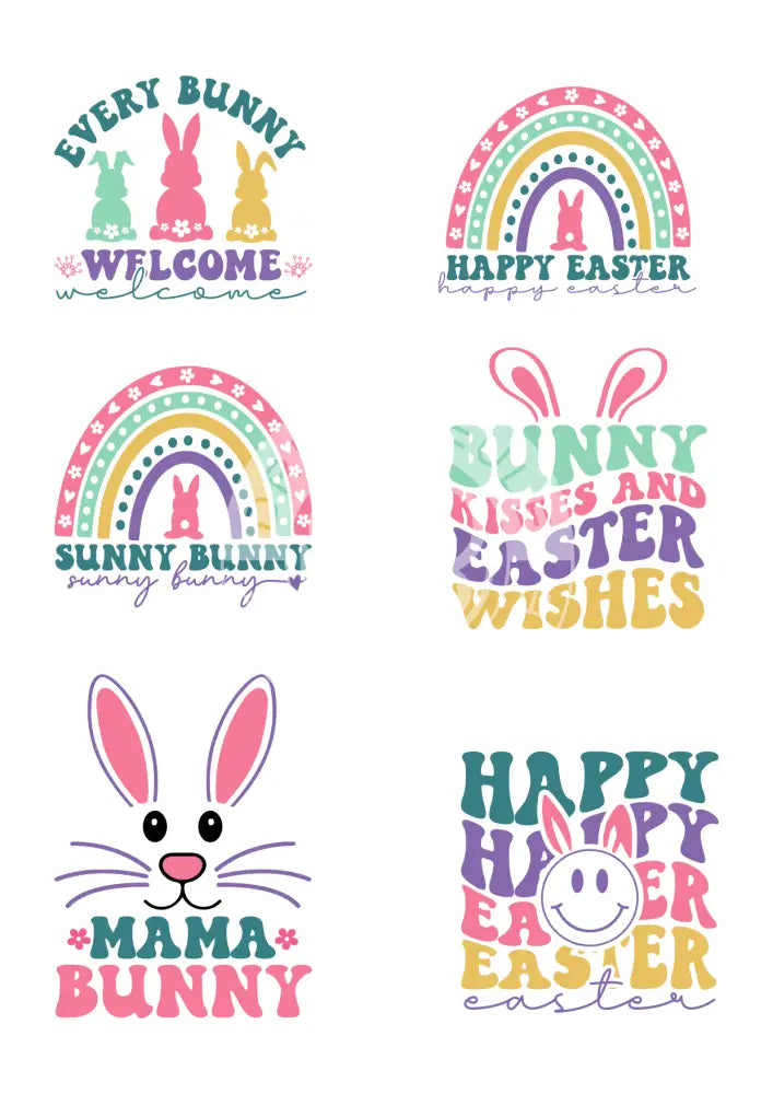Wasserschiebefolie Blockkerze Ostern