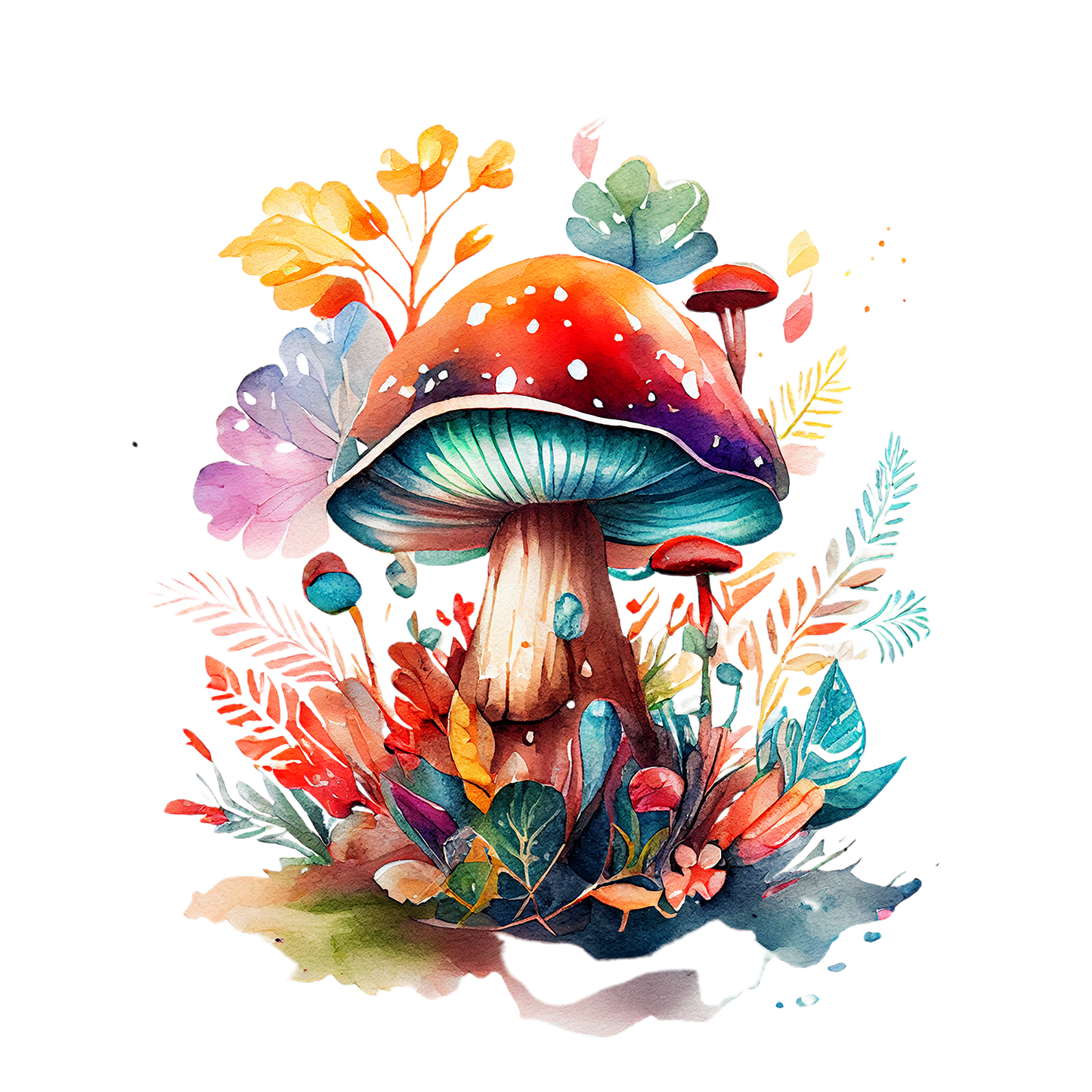 Bügelbild Pilz 21.5