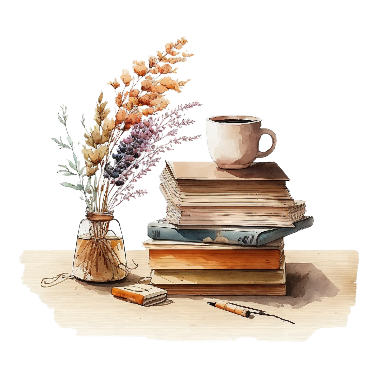 Bügelbild Cozy Books 23.37