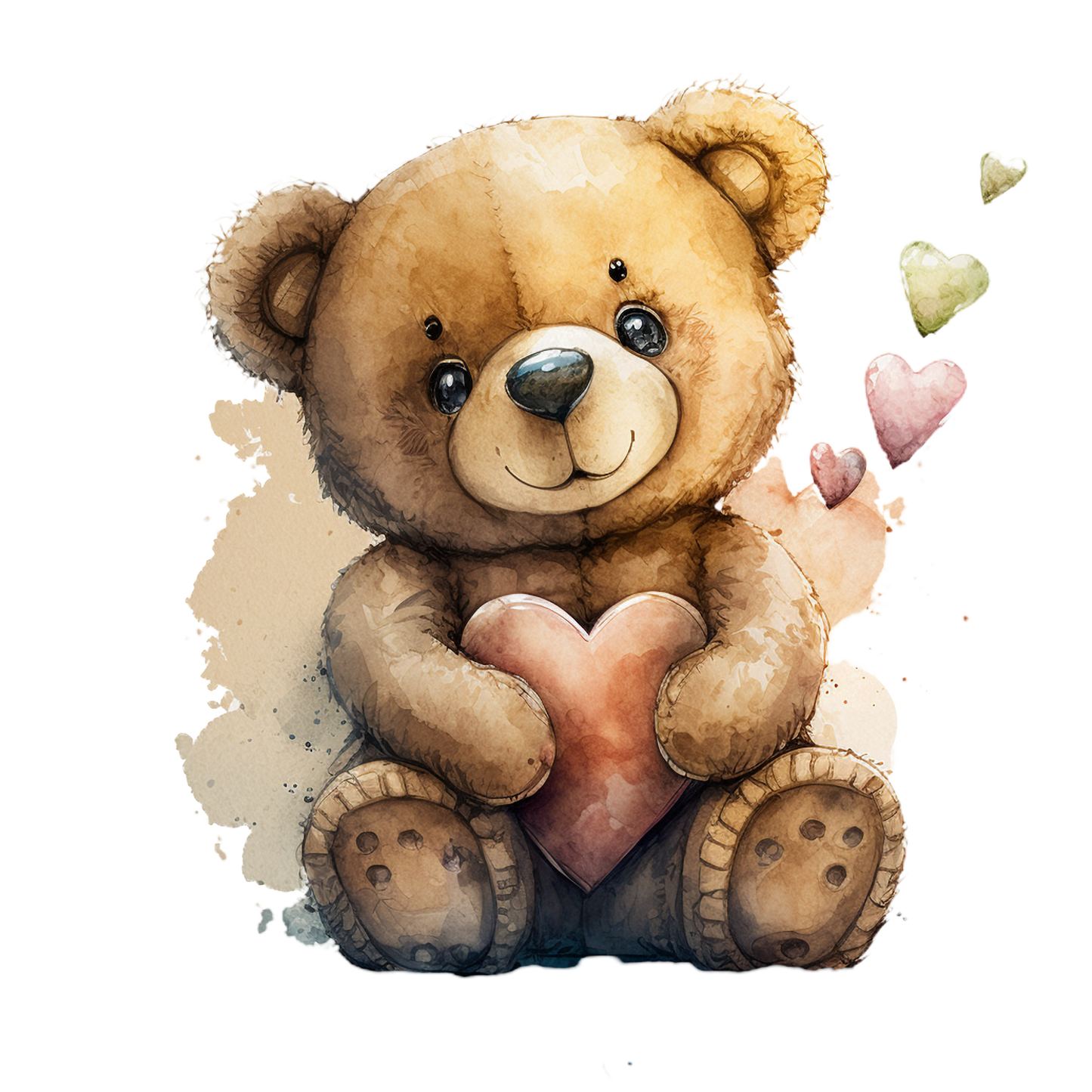 Bügelbild Teddybär 26.6