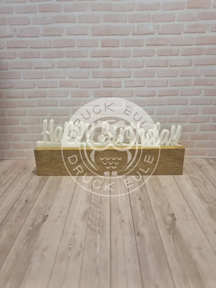 3D-Druck Happy Birthday rubon