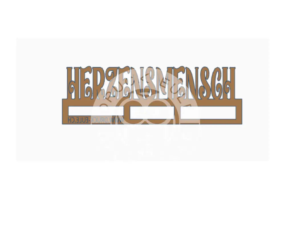 3D-Druck Herzensmensch rubon