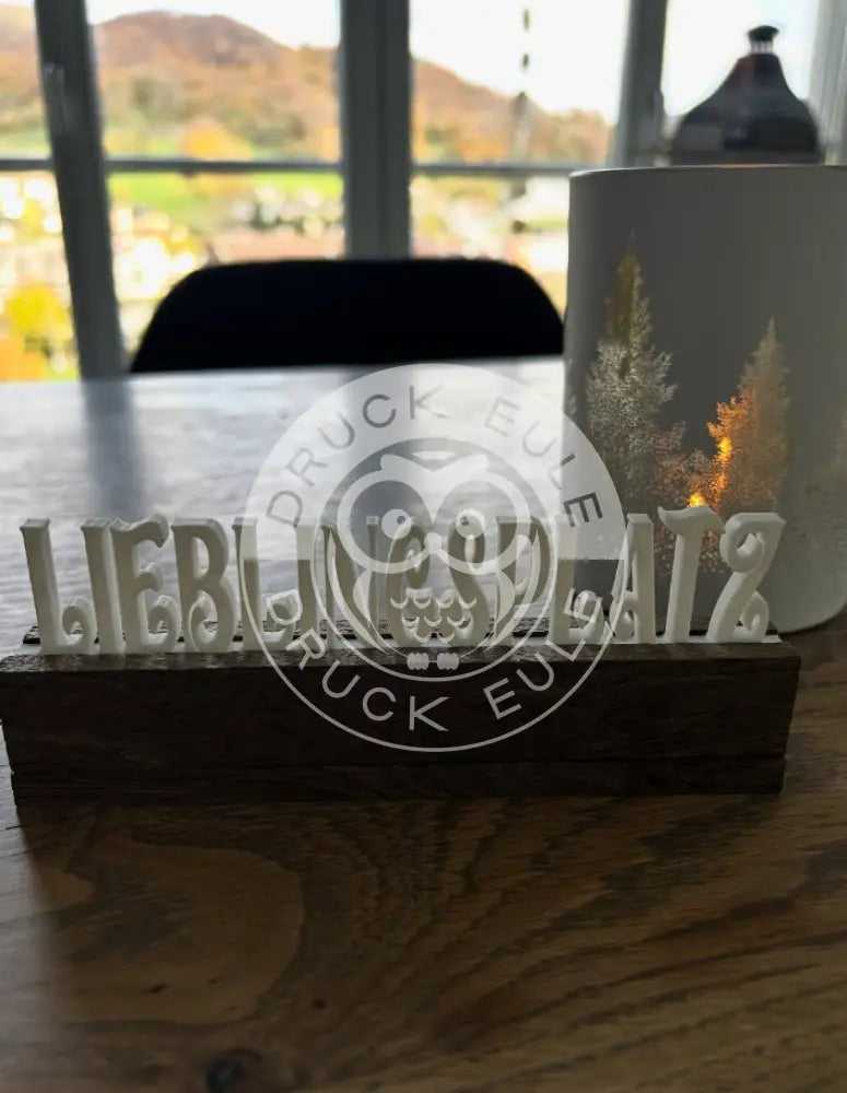 3D-Druck Lieblingsplatz rubon