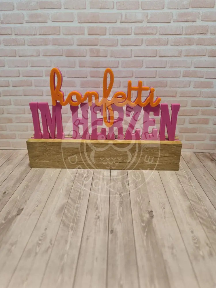 3D-Druckdatei Konfetti im herzen 3mf