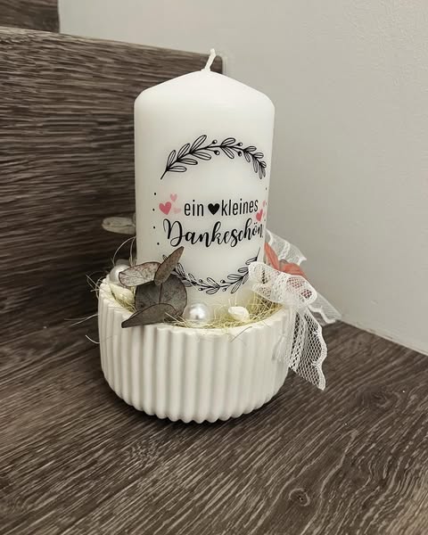 Waterslide film New Year for candles