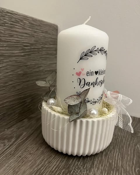 Waterslide film New Year for candles