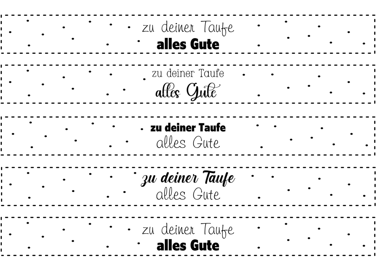 Transparentpapier Banderole 5.1