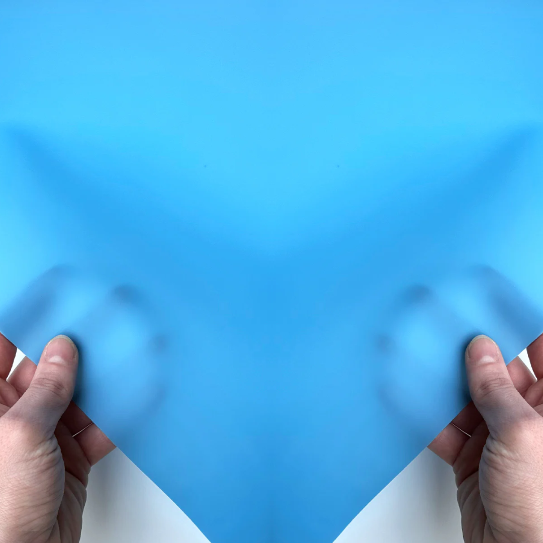 Jelly Vinyl Blau 45x 134cm