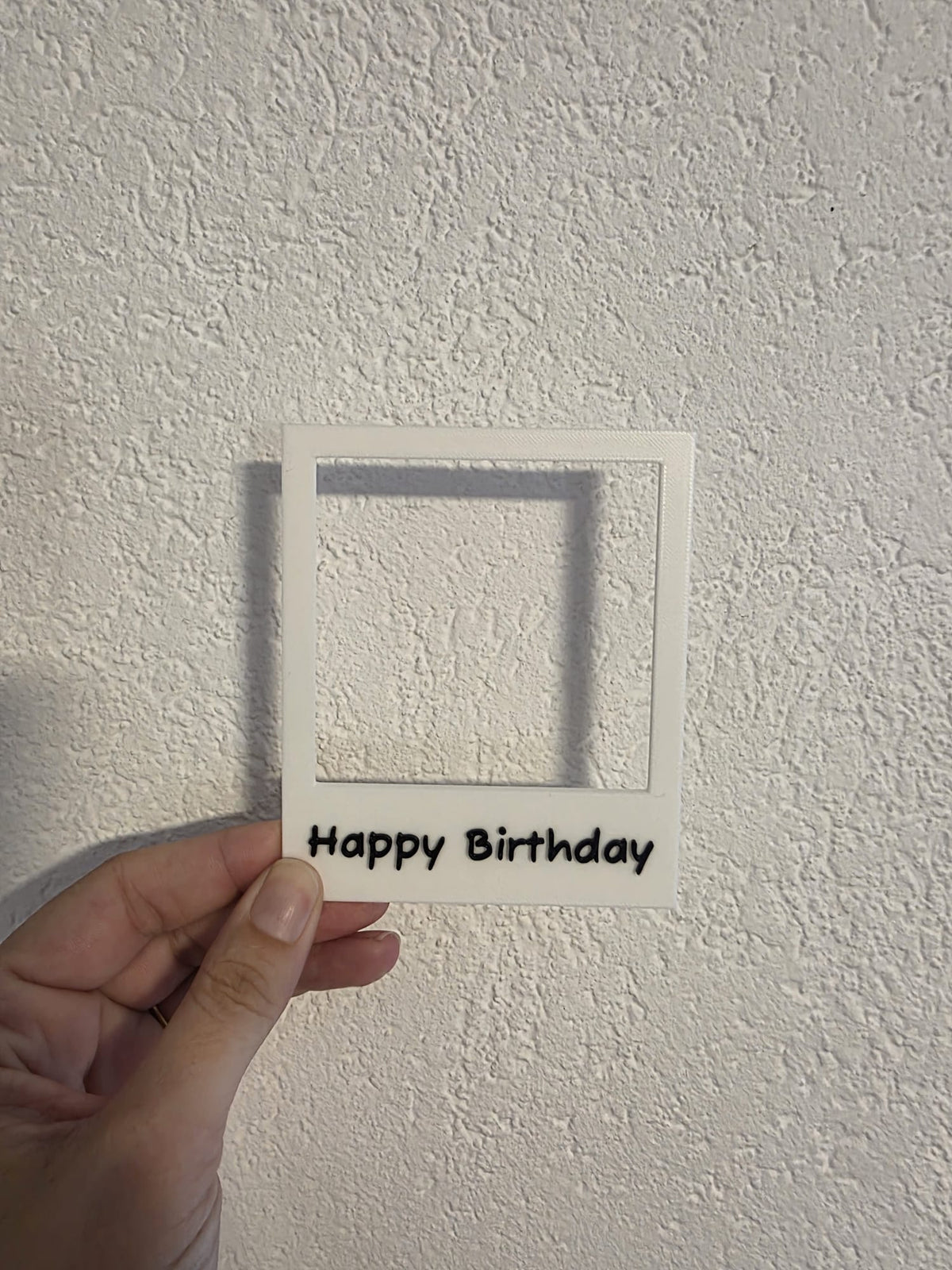 3D-Druck Fotorahmen Happy Birthday