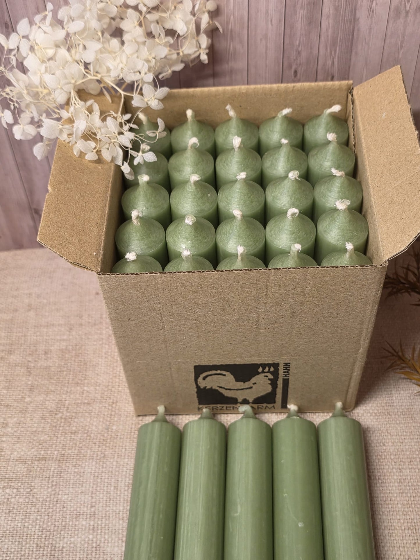 Water slide film autumn for taper candles