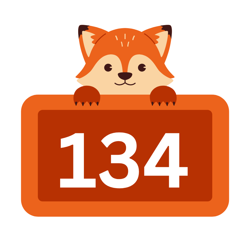 Bügelbild Fuchs 128-134