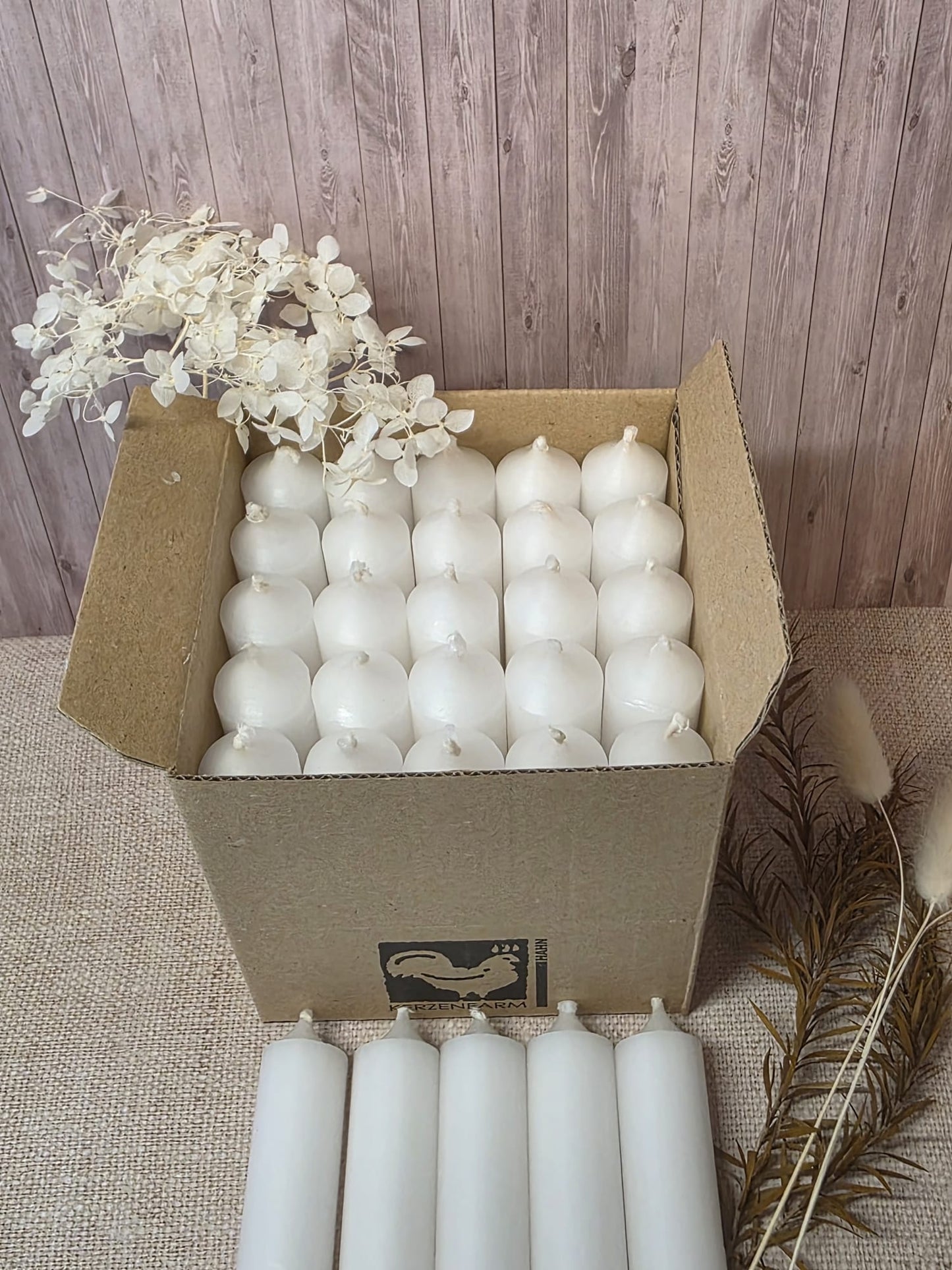 Water slide film autumn for taper candles