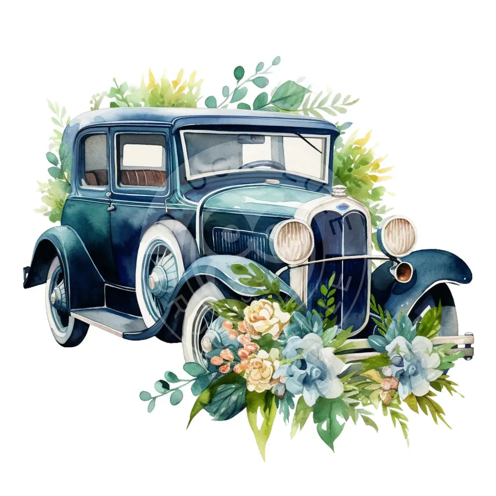 Bügelbild Auto 345-13