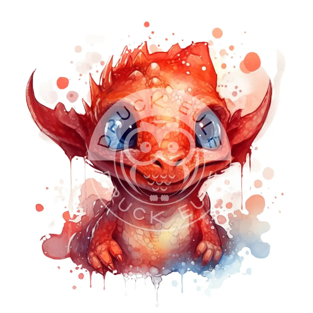 Bügelbild Baby Drachen 37.1-11A