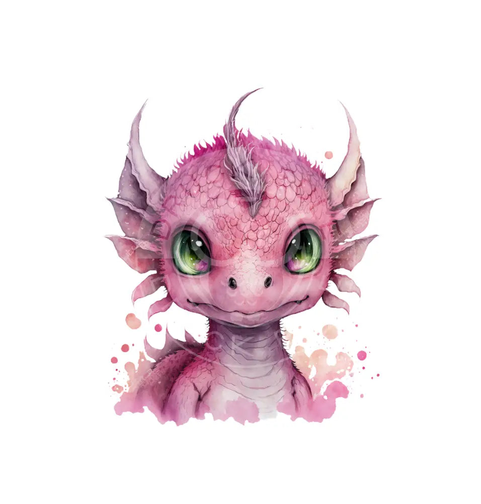 Bügelbild Baby Drachen 37.1-17A