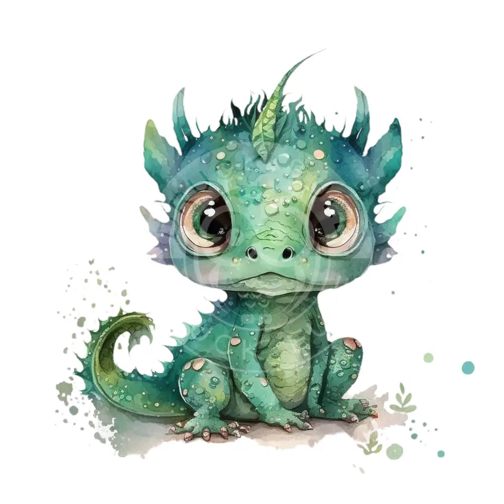 Bügelbild Baby Drachen 37.1-20A