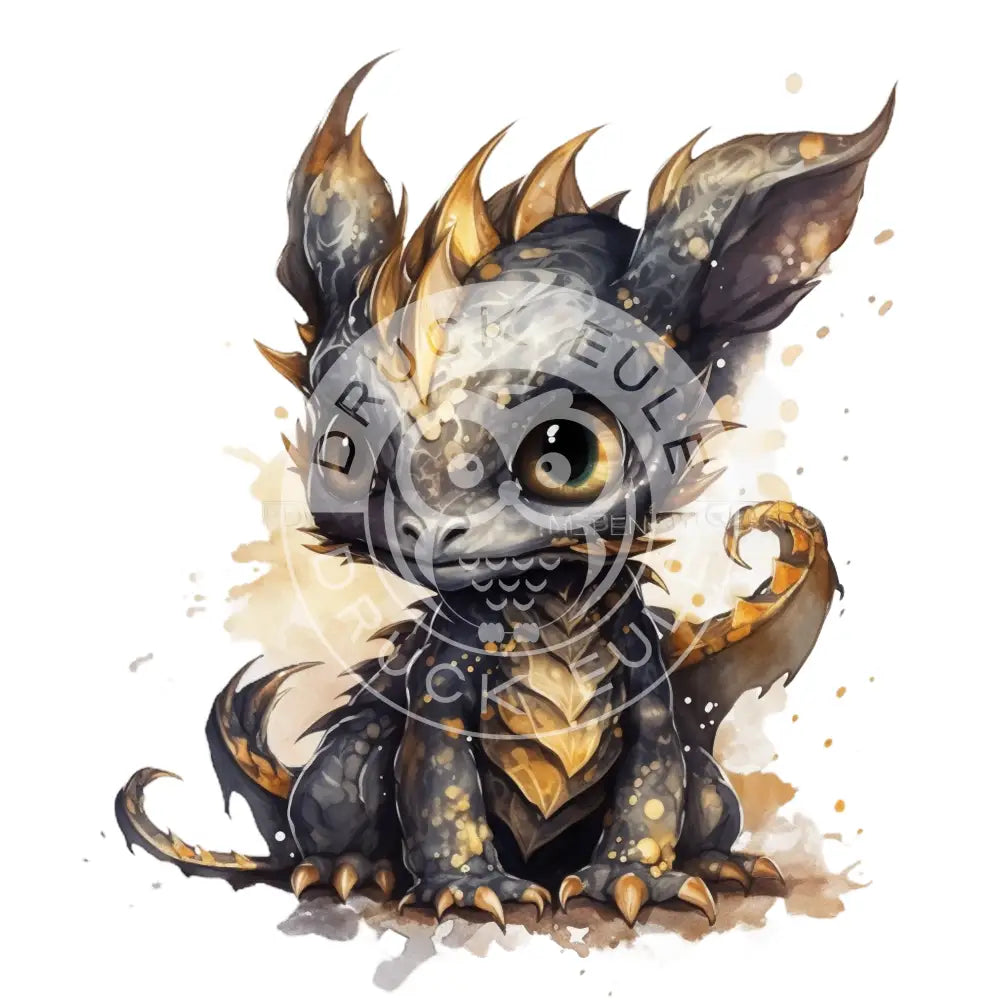 Bügelbild Baby Drachen 37.1-3A