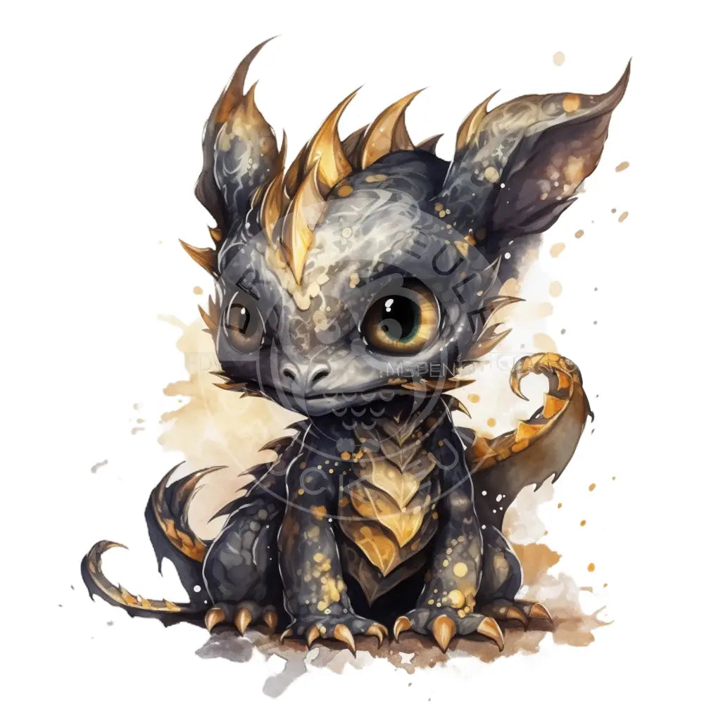 Bügelbild Baby Drachen 37.1-3A