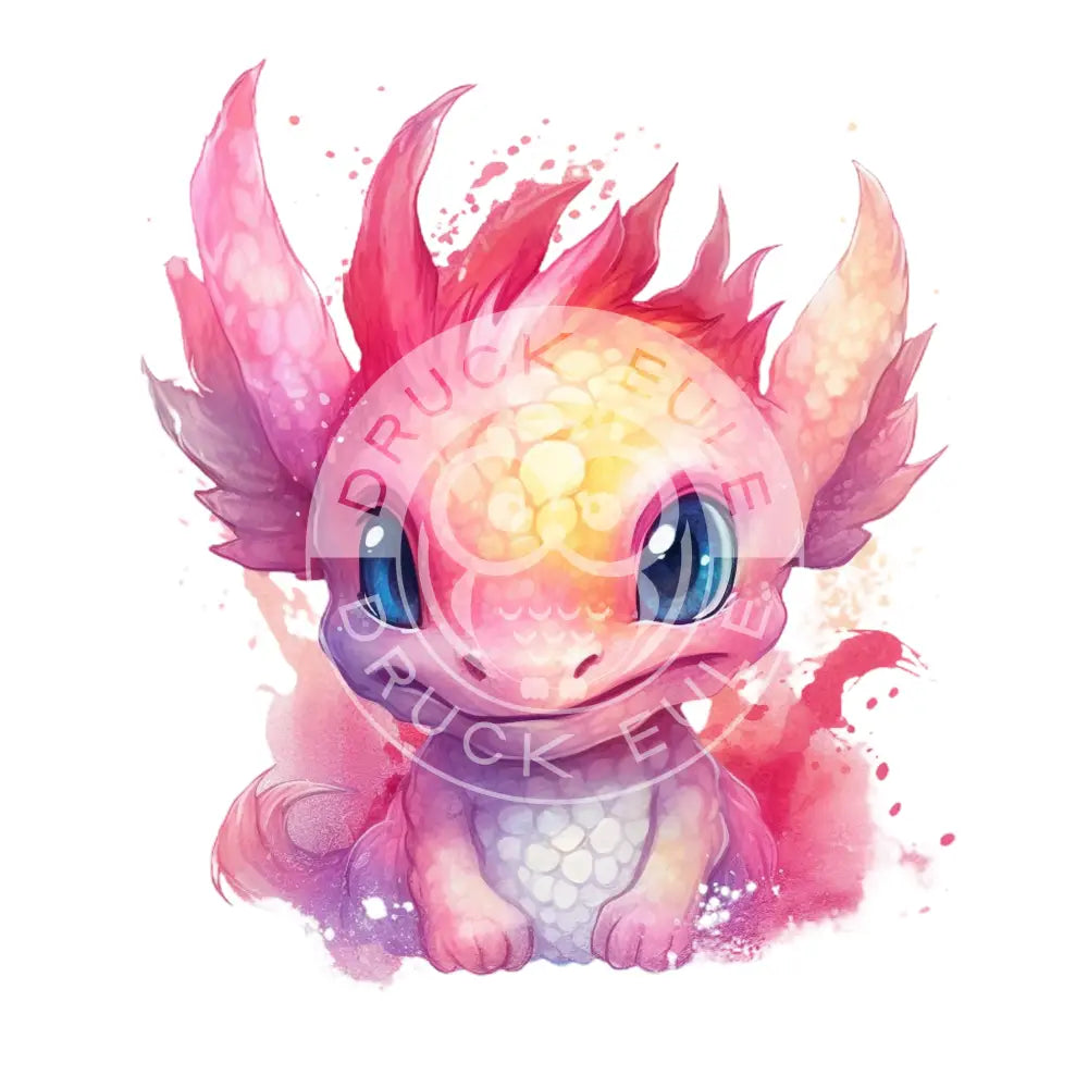 Bügelbild Baby Drachen 37.1-8A