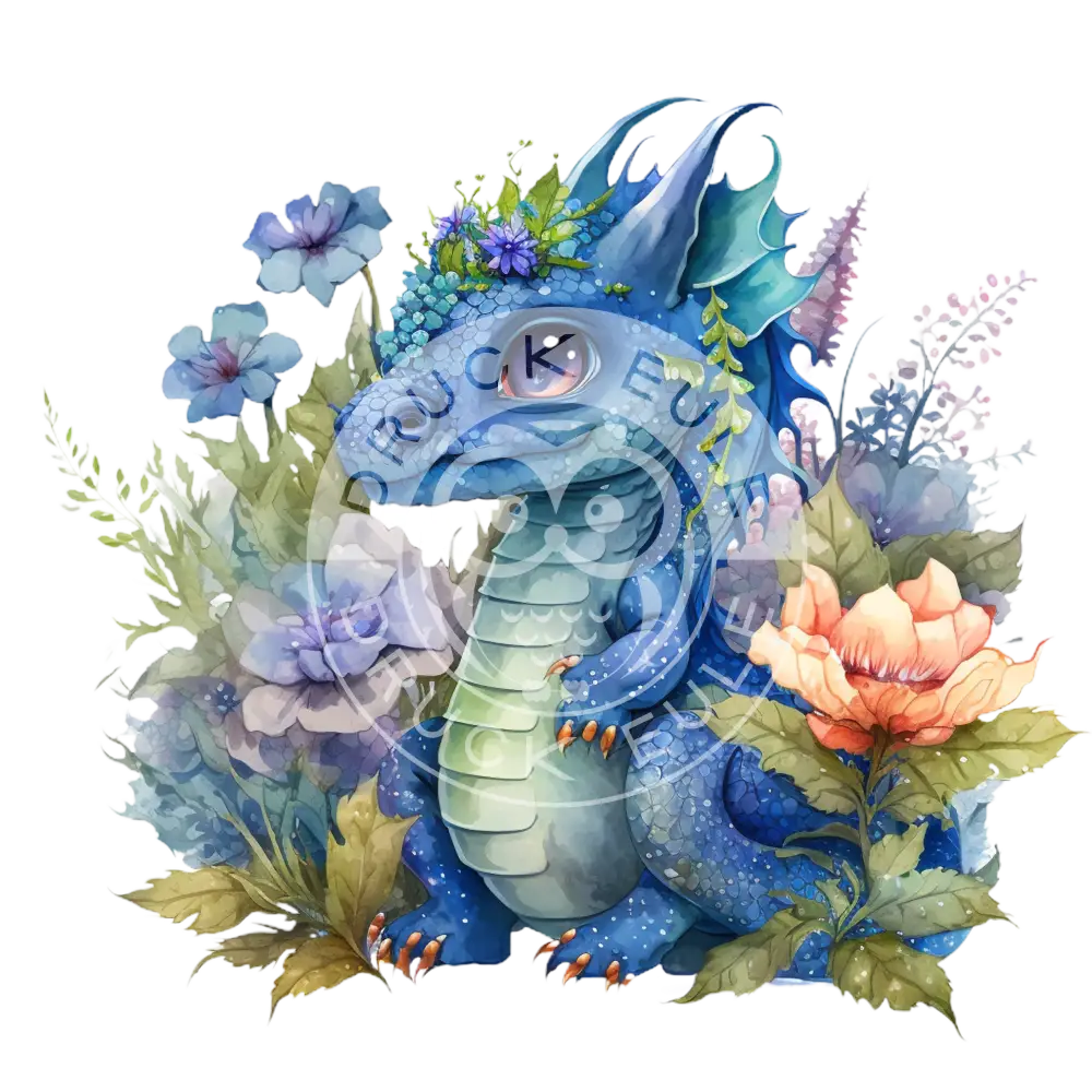 Bügelbild Baby Drachen 37.4-12A