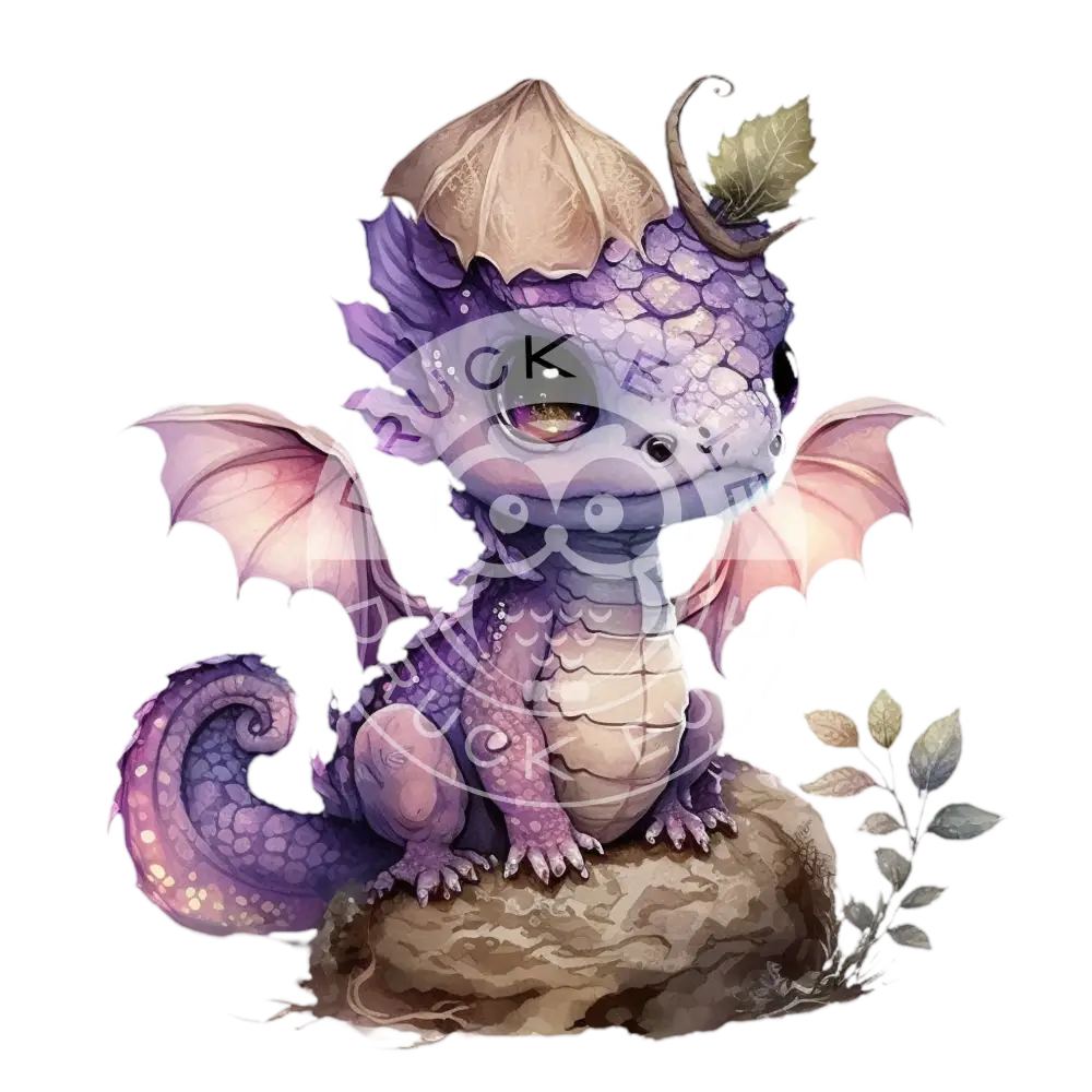 Bügelbild Baby Drachen 37.4-8A