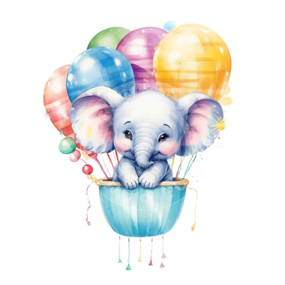 Bügelbild Baby Elefant 202-10