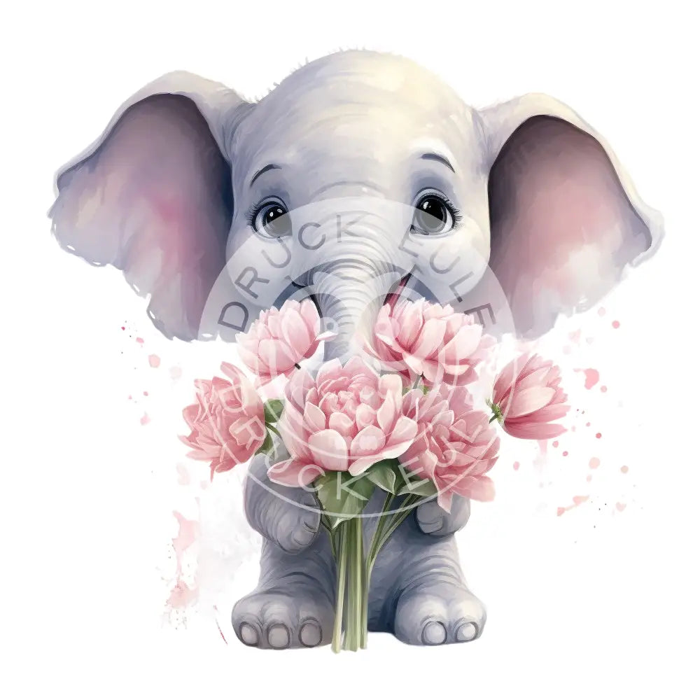 Bügelbild Baby Elefant 949-10A