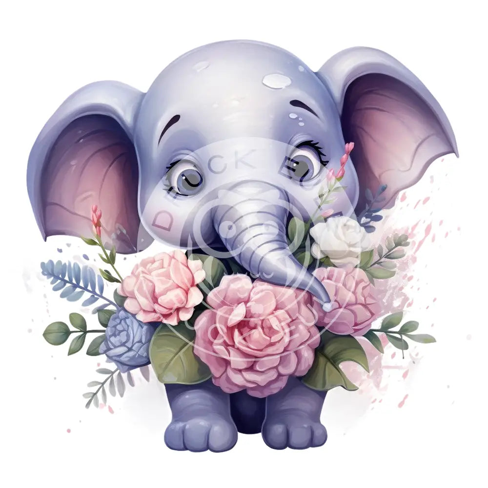 Bügelbild Baby Elefant 949-13A