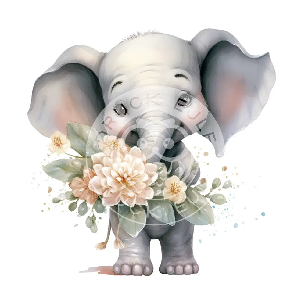 Bügelbild Baby Elefant 949-3A