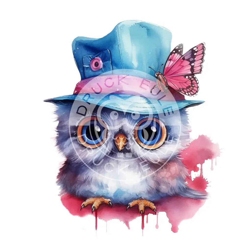 Bügelbild Baby Eule 125-8