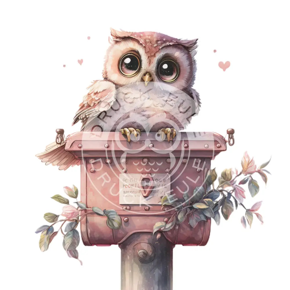 Bügelbild Baby Eule 132-2