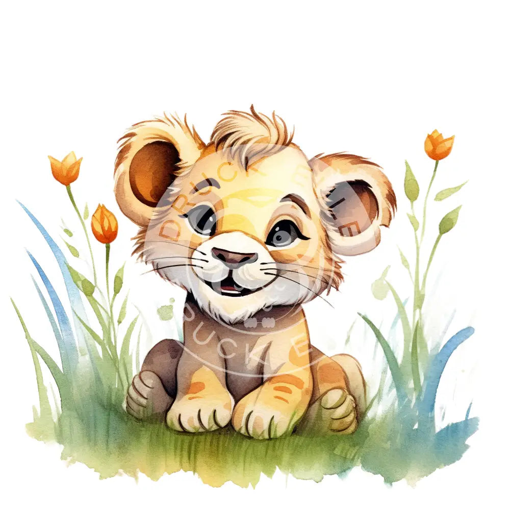 Bügelbild Baby Löwe 210-3A