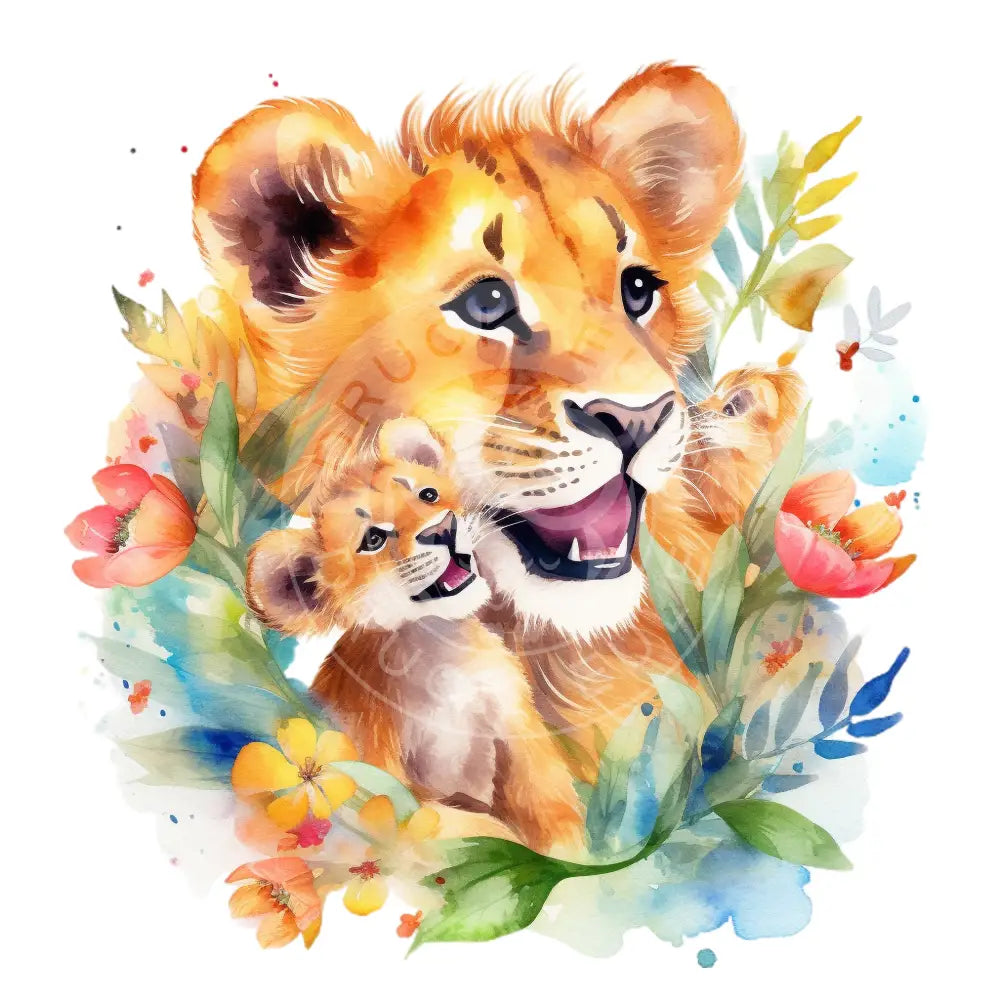 Bügelbild Baby Jungle Tiere 240-1A