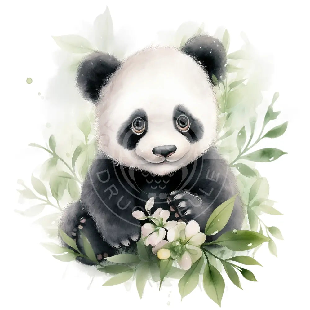 Bügelbild Baby Pandabär 475-10