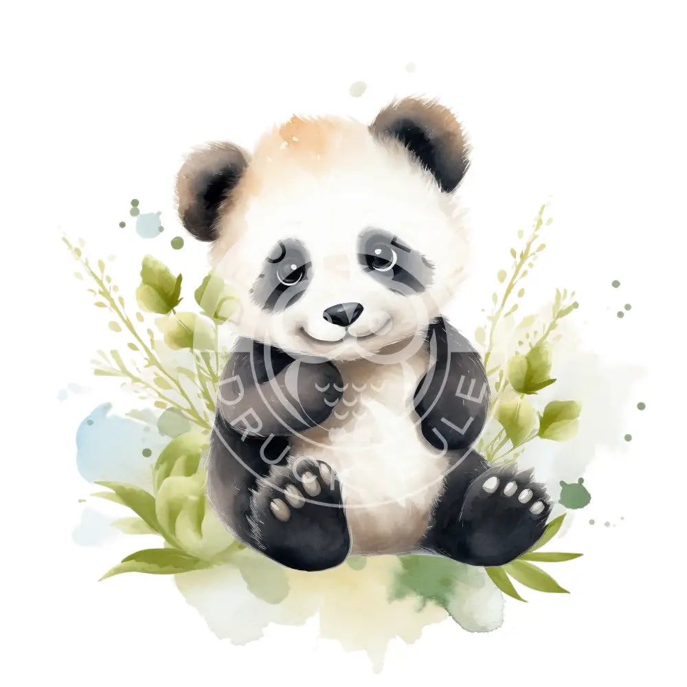 Bügelbild Baby Pandabär 475-14