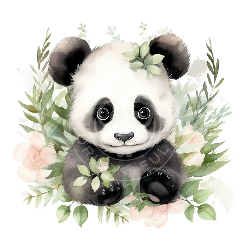 Bügelbild Baby Pandabär 475-4