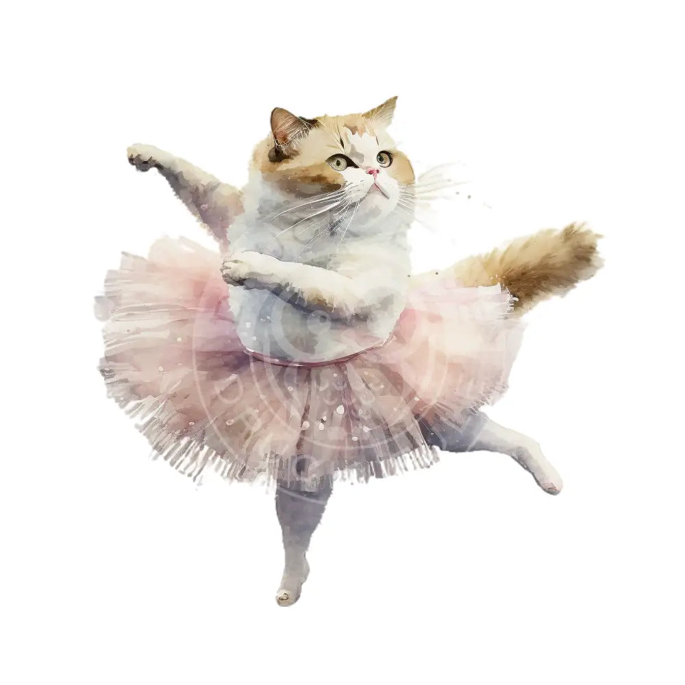 Bügelbild Ballett Katze 154-14