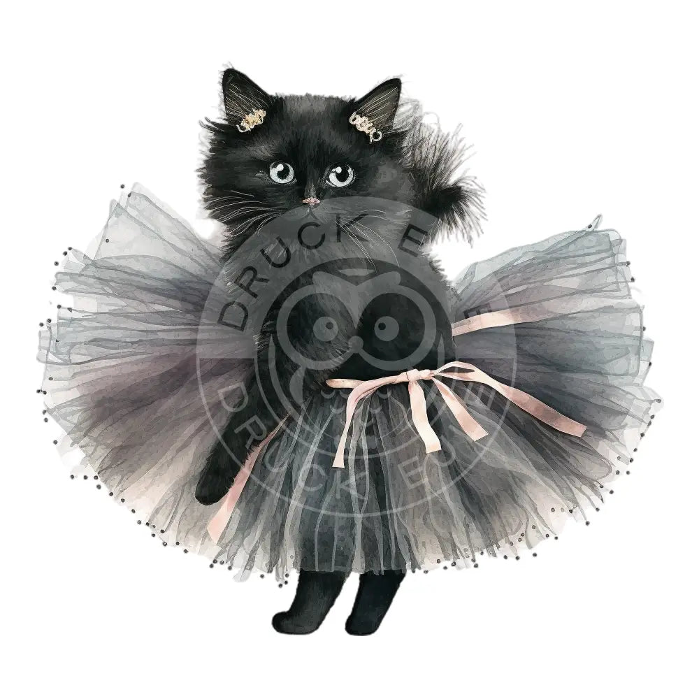 Bügelbild Ballett Katze 154-7