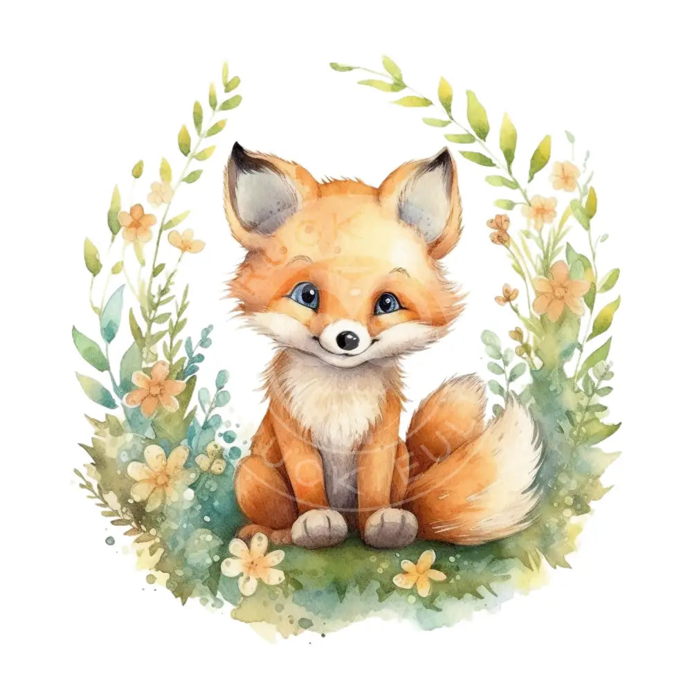Bügelbild Cartoon Fuchs 212-18