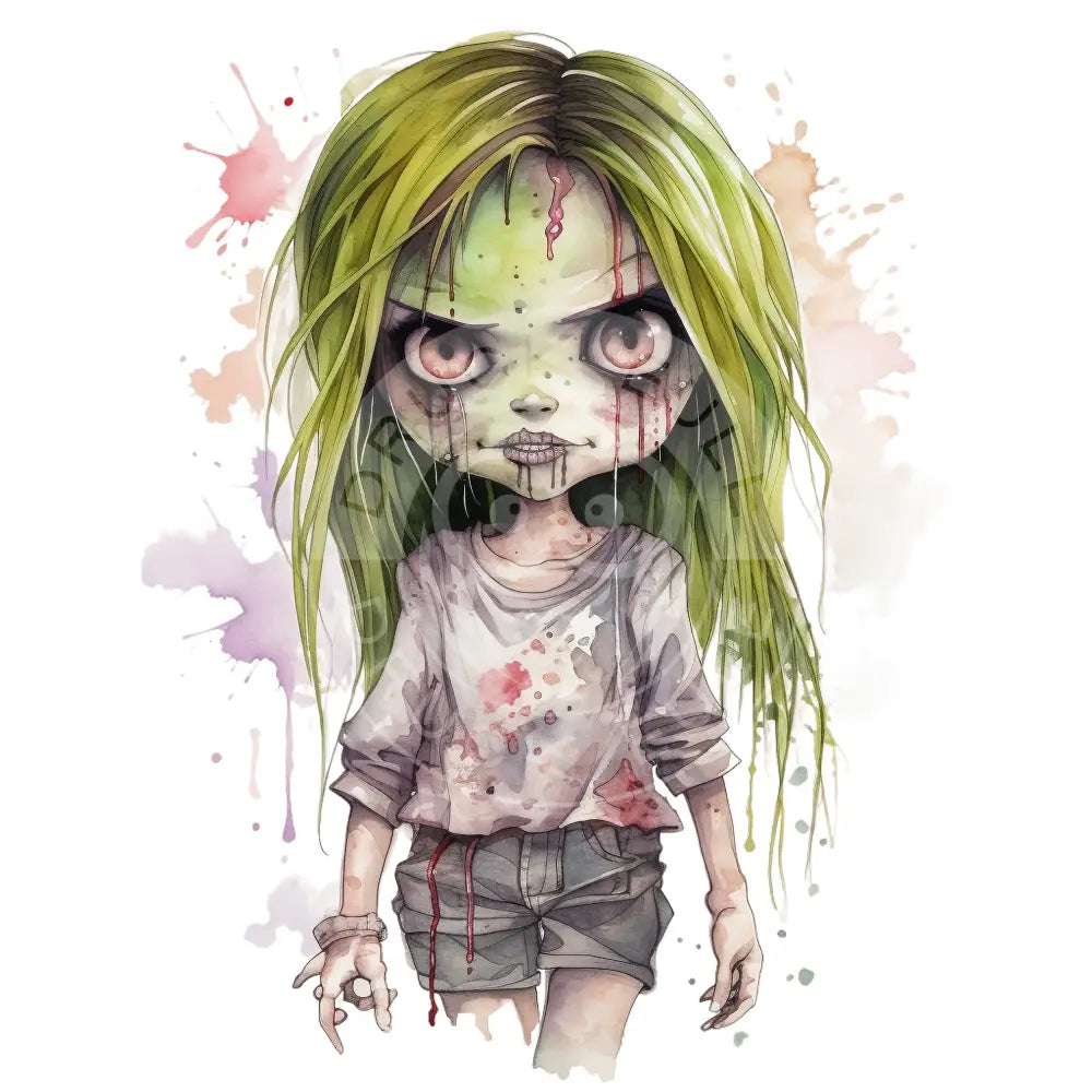 Bügelbild Cartoon Zombies 427-2