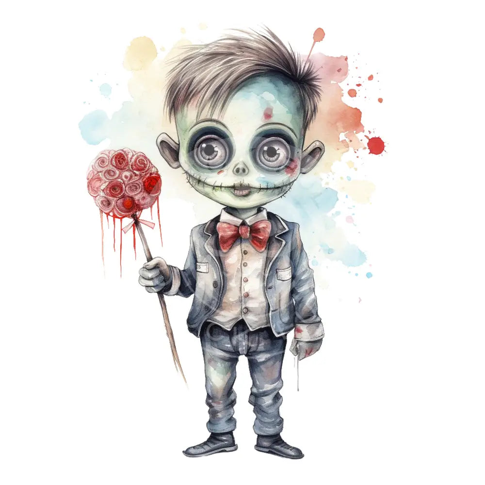 Bügelbild Cartoon Zombies 427-3