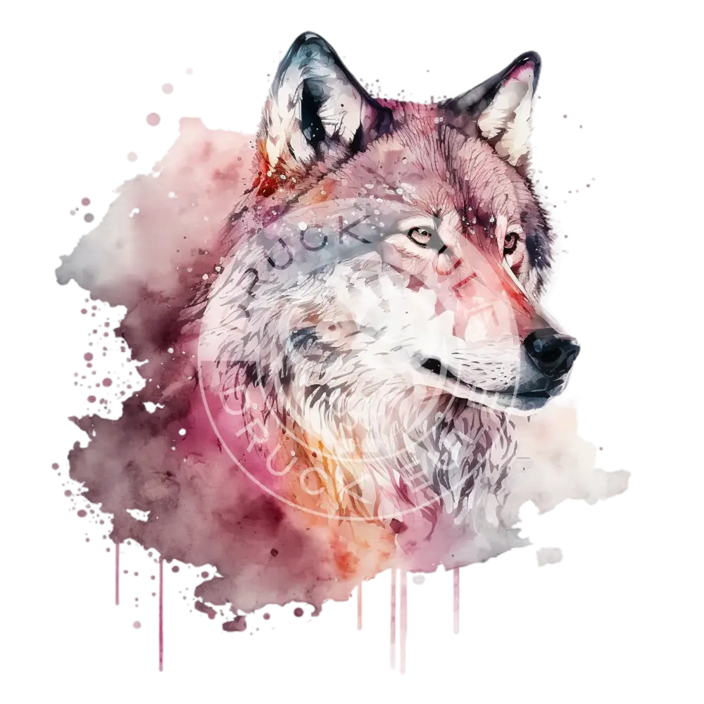 Bügelbild Cosmic Wolf 60-15