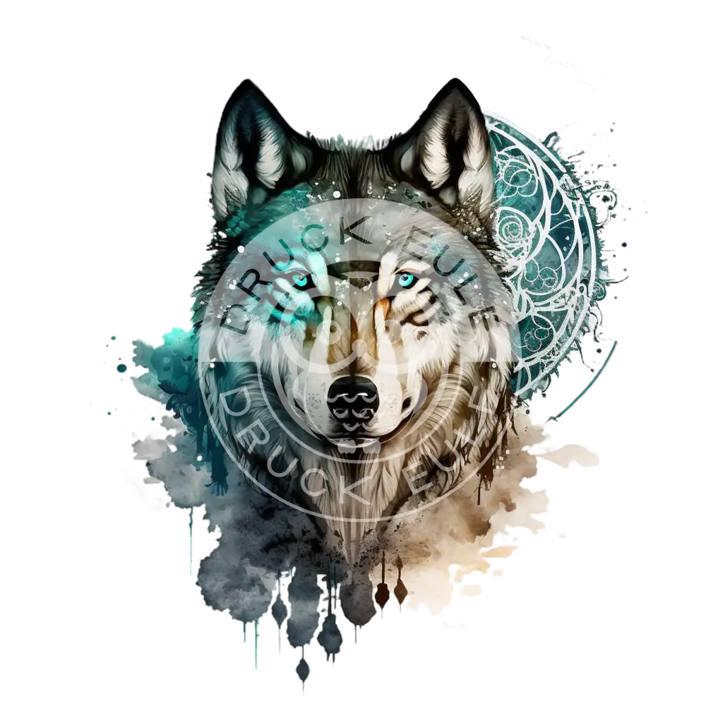 Bügelbild Cosmic Wolf 60-25