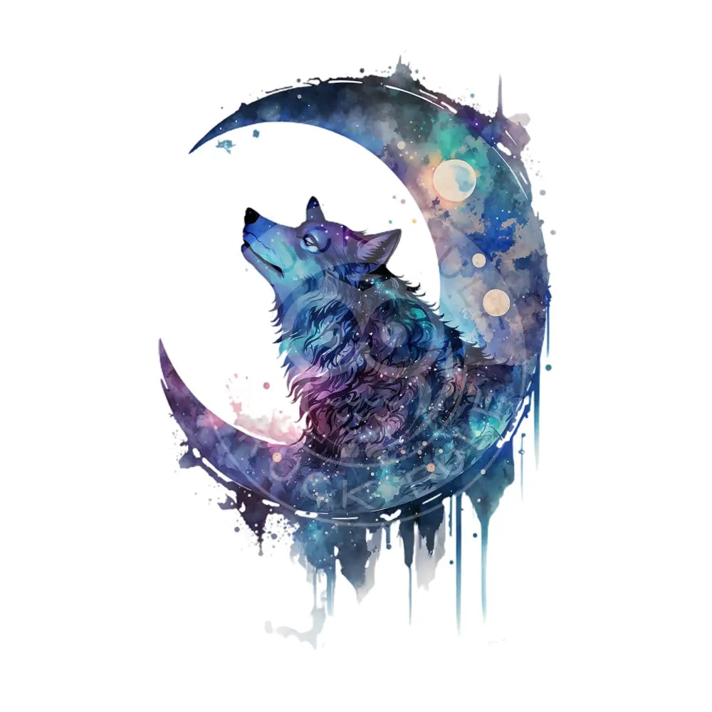 Bügelbild Cosmic Wolf 60-33