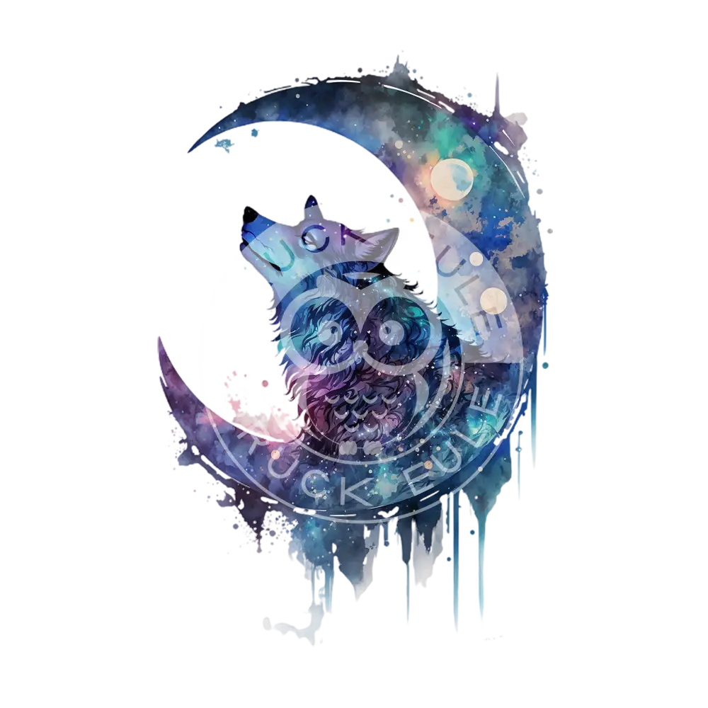 Bügelbild Cosmic Wolf 60-33