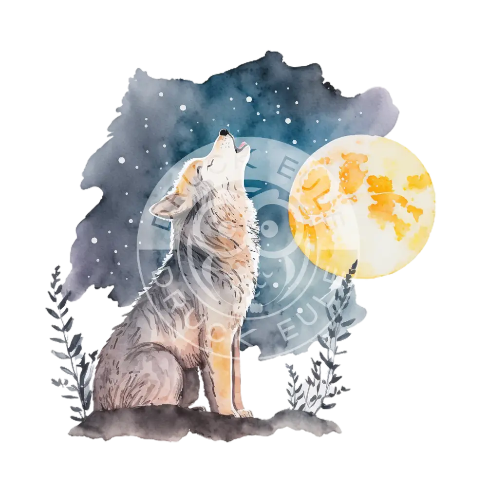 Bügelbild Cosmic Wolf 60-9