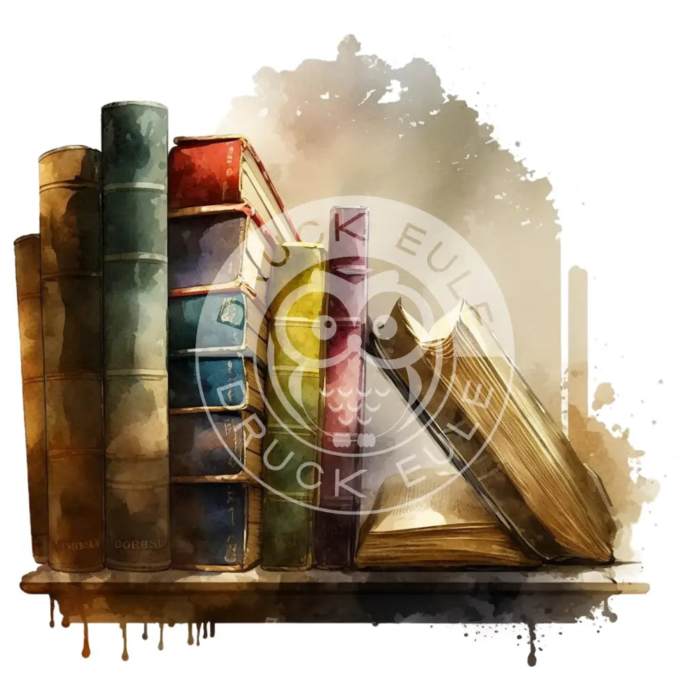 Bügelbild Cozy Books 23.15