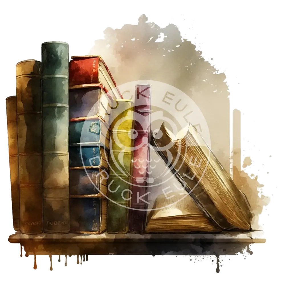 Bügelbild Cozy Books 23.15